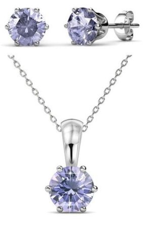 Destiny June Birth Set with Swarovski Crystals