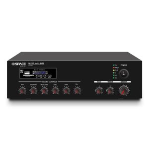 Space TV 60W Audio Mixer Amplifier with MP3/FM Radio/BT Connectivity