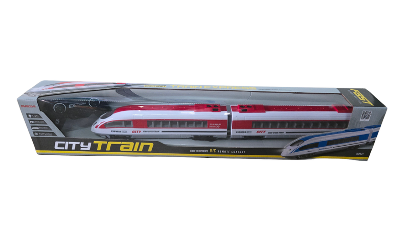 1:24 Remote Control Train - 65cm RC Electric Train with Lights &amp; Sounds