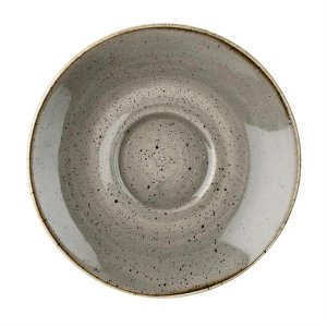 Stonecast Peppercorn Grey Cappuccino Saucer 15.6cm (6 Pack)