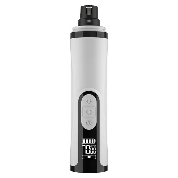 Professional Silent LED Pet Nail Trimmer - Rechargeable, Low Vibration
