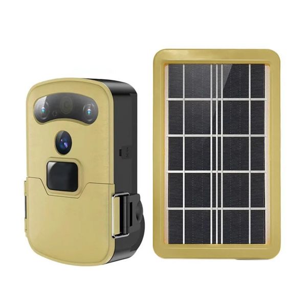 720P Solar Powered WIFI Trail Night Vision Two-way Intercom Hunting Camera