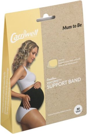 Carriwell - Maternity Support Band - White
