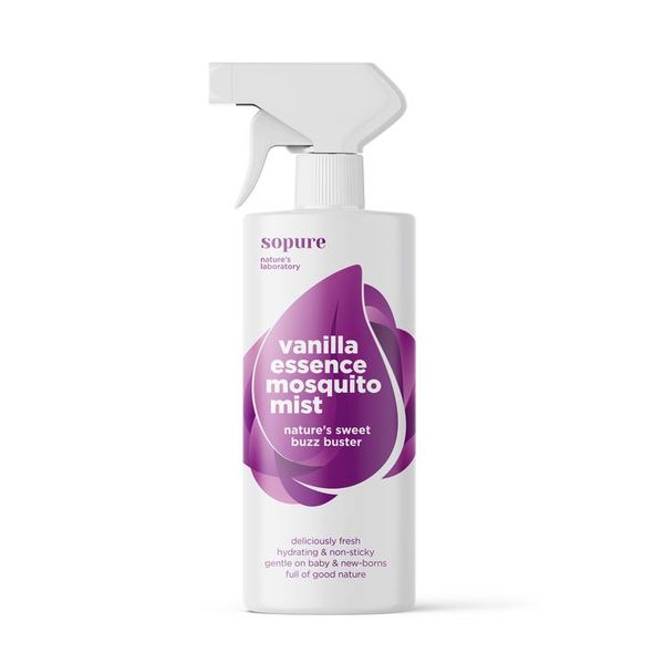 SoPure Natural Eco-Friendly Vanilla Essence Mosquito Mist Spray - 250ml