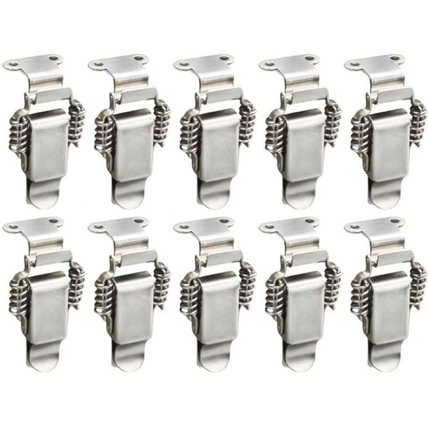 10 Pcs M Size Toggle Latches Spring Loaded Clamp Clips