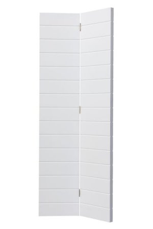 15 Horizontal Panel Grooved BIFOLD Sliding Door - incl Sliding Mechanism