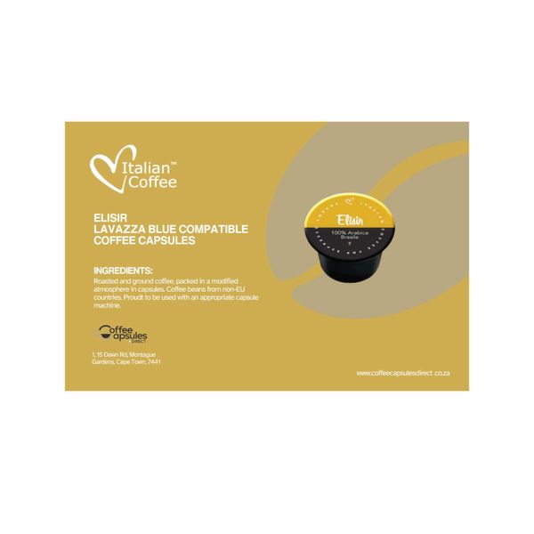 Lavazza Blue Compatible Elisir Roast - 50 Capsules