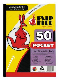 Flip File A4 Display File 50 Pockets