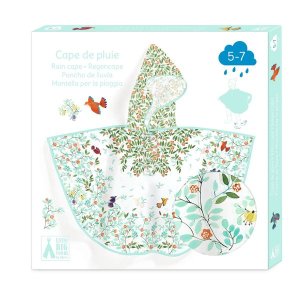 Djeco Rain Poncho - Foliage rain cape (M)