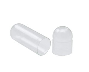1000 Seperated Size 0 Empty Natural Vegan Capsules (Clear)