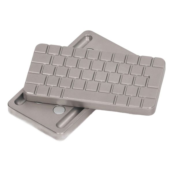 Magnetic Push Slider Metal Fingertip Push Card Stress Relief Toy for Office