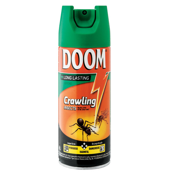 DOOM Crawling Insects Long Lasting Spray - 6 spray cans x 300ml