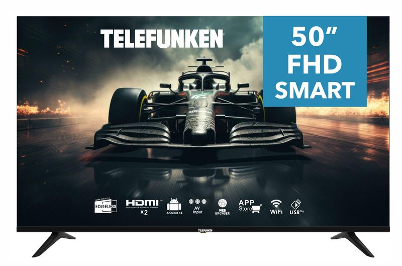 Telefunken 50" TLEDDS-50FHDC Full HD Android Smart TV