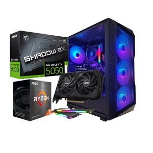 Antec-StormCore 5X - AMD Ryzen 5 5500 / RTX 5050 / 32gb RAM Gaming PC