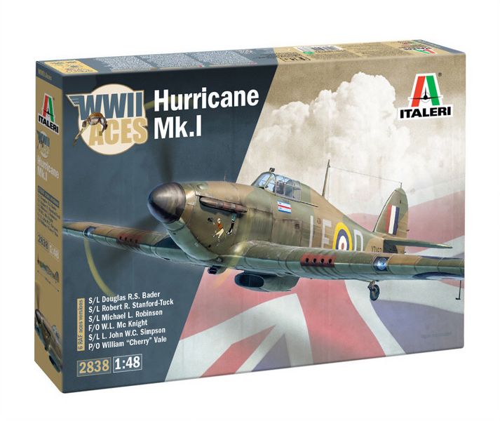 Italeri 1/48 Hurricane Mk. I Aces Plastic Model Kit