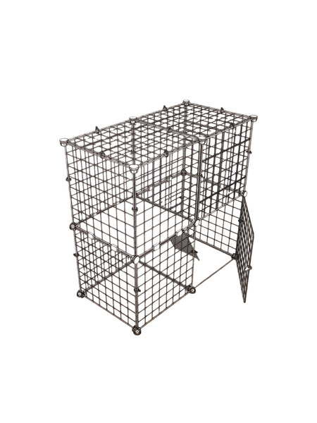 ElecTrek 2-Lays Luxurious Pet Playpen Cage for Small Animal 15-Panels