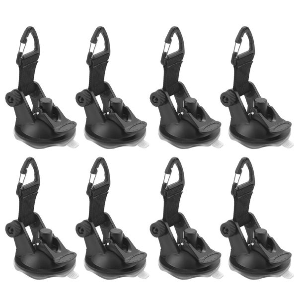 8Pcs Suction Cup Anchor Securing Hook Tie Down,Camping Tarp As Awning