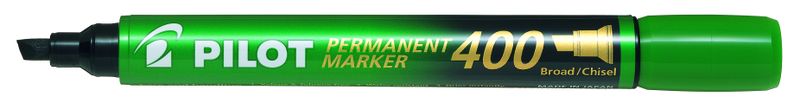Pilot: Permanent Marker Chisel Tip - Green Ink