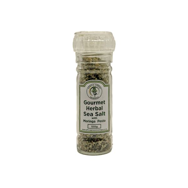 Africa Green - Herbal Sea Salt with Moringa Pesto 100g