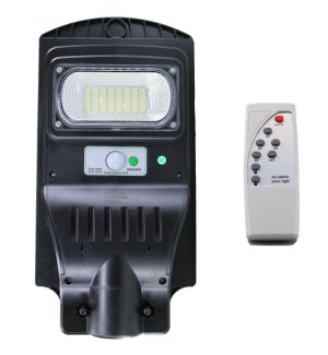 30Watt SMD LED Solar Street Light - IP65 Waterproof Motion Detector &amp;Remote
