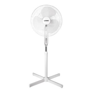 Logik 40CM 3-Speed Portable Pedestal Fan Powerful 40W Oscillating