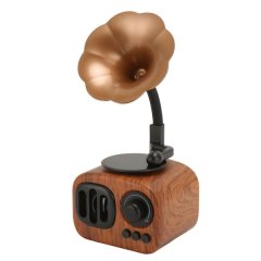 BT Speaker, Wood Grain, Vintage, Radio