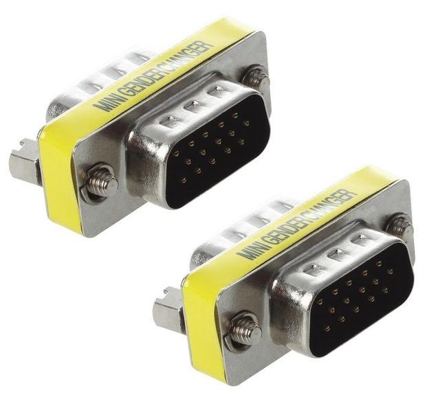 Baobab VGA Male To Male Adapter (Dual pack)