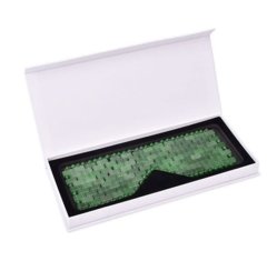 UGlowGirl Jade Stone Eye Mask - Natural Stone Cooling Gem Eye Mask