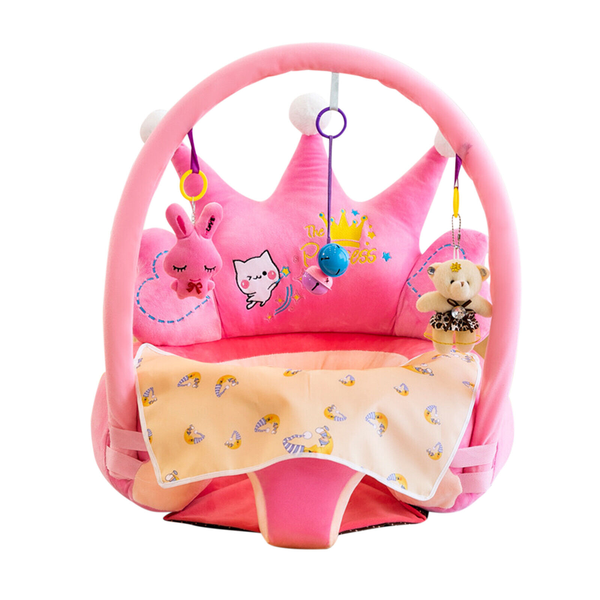 Baby Sofa Support Seat Cover Washable Toddlers Learning To Sit Plush Chair
