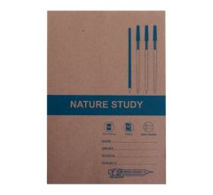 Nature Study Book - Feint &amp; Margin - White Pages - A4 - 72 Pages - 24 Pack