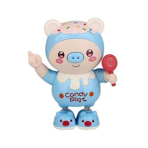 Dancing Toy Cute Little Pig Music and Light Dancing L/R Children's Gift