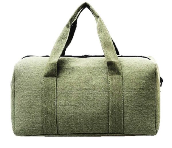 Canvas Carry-On Duffel Bag - Olive