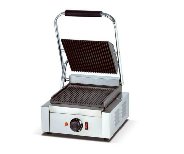 Gatto Cast Iron Ribbed Panini Toaster - 305x370x210mm
