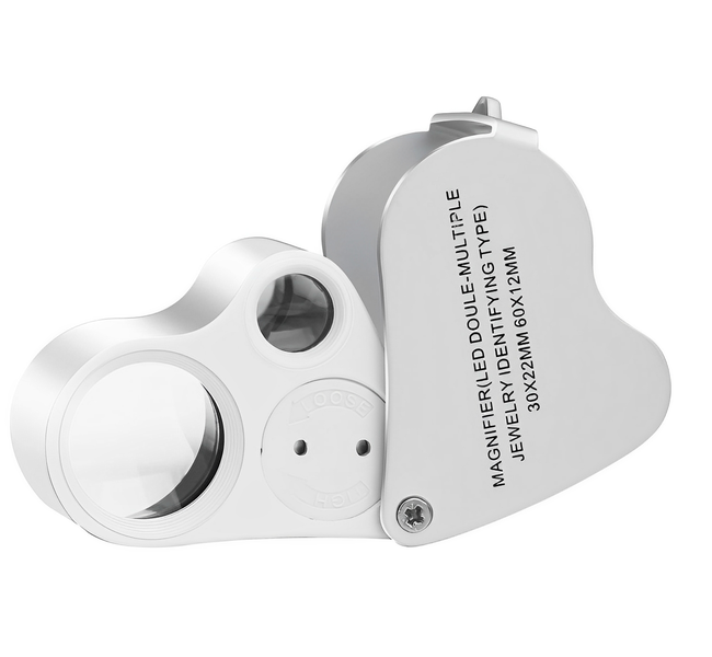 Eye Loupe Jewelers Magnifier Magnifying with LED Light