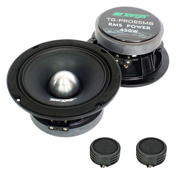 Targa TG-PRO65MB 6.5 Pro Series 450RMS Midbass Speakers &amp; Evo Tweeters