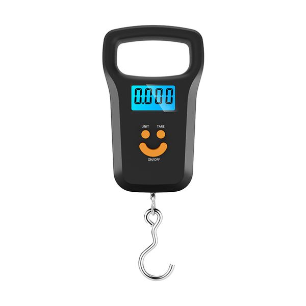 Portable Fishing Electronic Scale 50KG - Black