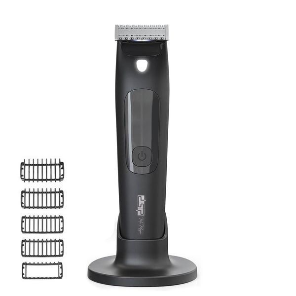 Electric Shaver Razor Trimmer Waterproof Rechargeable LED &amp; Base for Men