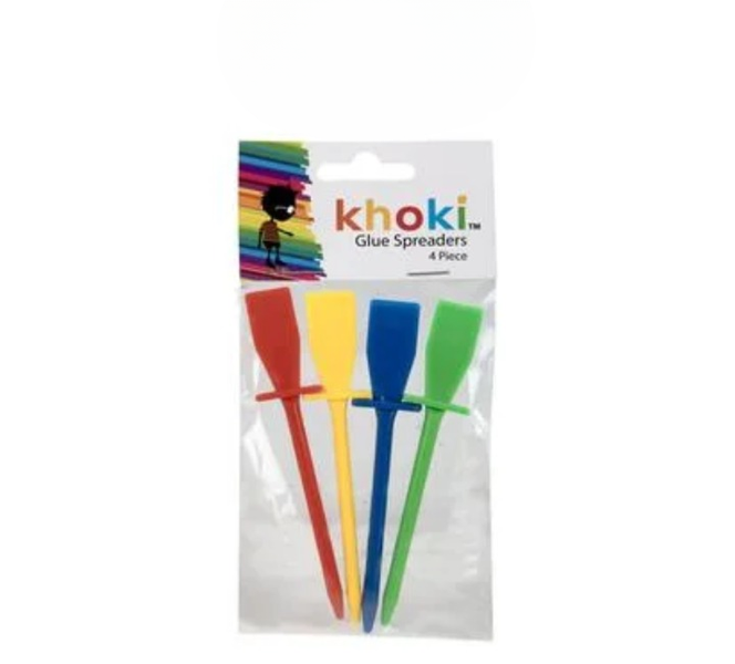 Versatile 4pc Art Glue Scraper Kit - Clean, Controlled Glue Application