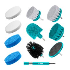 TOTAL Cleaning Brush Set - 11Pcs