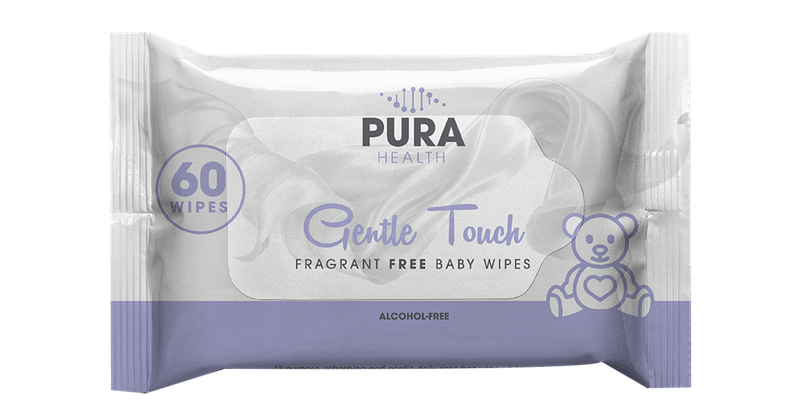 Fragrant Free Baby Wipes - Alcohol-Free Wipes | 12 Pack | Pura Health