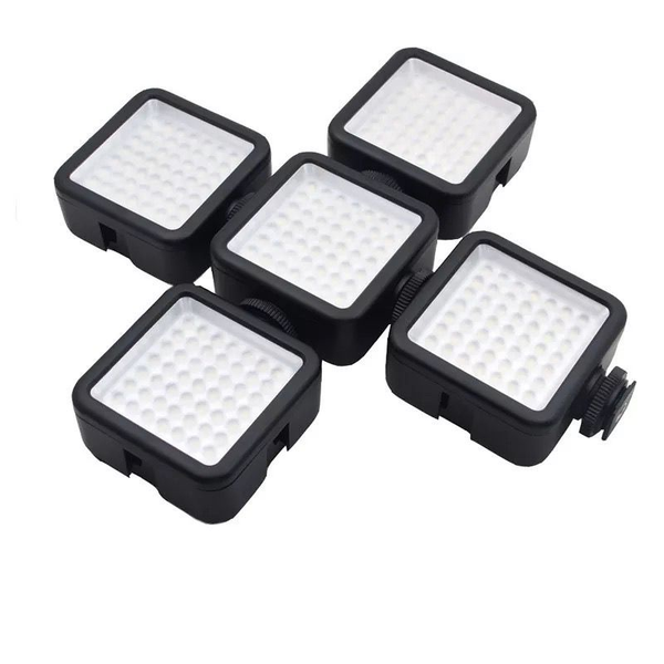 5 Pcs Of Interconnect LED Light For Camera - Black