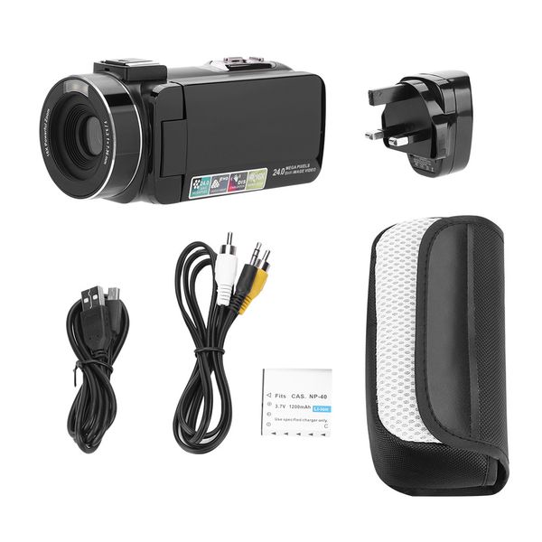 1080P Mini HD Digital Video Camera, 24MP, 16x Zoom, DV Camcorder
