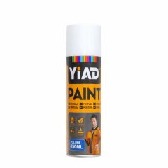 YIAD White Spray Paint 450ML Quick Dry Smooth Finish