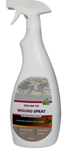Equi-San TR3 Hoof &amp; Wound Spray - NO SMELL - NO STING - NO STRESS