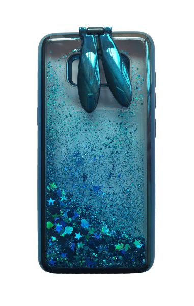 Bunny Floating Stars &amp; Hearts Cover For Samsung Galaxy J7 Prime - Silver