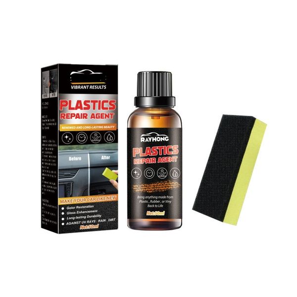 50ml Auto Plastic Polish Coating Agent UV Resistant for Car Detailing