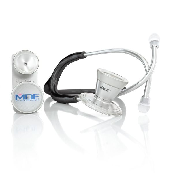 Procardial Stainless Steel Cardiology Stethoscope - Black