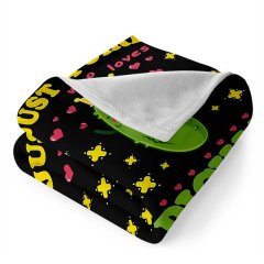 Pickle Blanket Funny Gift for Comfy Plush-Just a Girl Who Loves Pickle