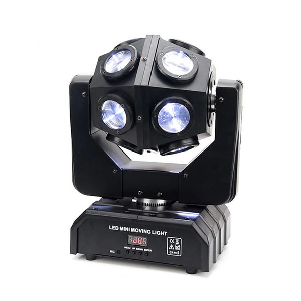 4 in 1 RGBW Moving Head Stage Light Party Ball-Shape LED Disco Party Light