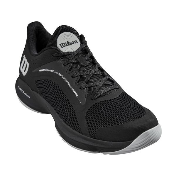 Wilson Mens Hurakn 2.0 Padel Shoe Black / Pearl Blue